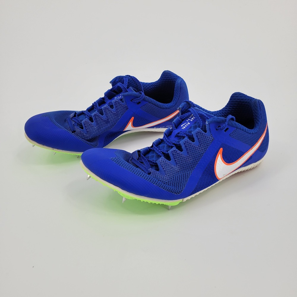Nike Zoom Rival Multi Track Spikes Mens 6.5 Blue Orange Track and Field Running